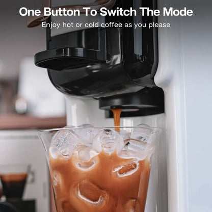 Versatile 5-in-1 Coffee Maker – Works with Nespresso, K-Cup, Dolce Gusto, ESE Pods, and Ground Coffee, 20-Bar Hot/Cold
