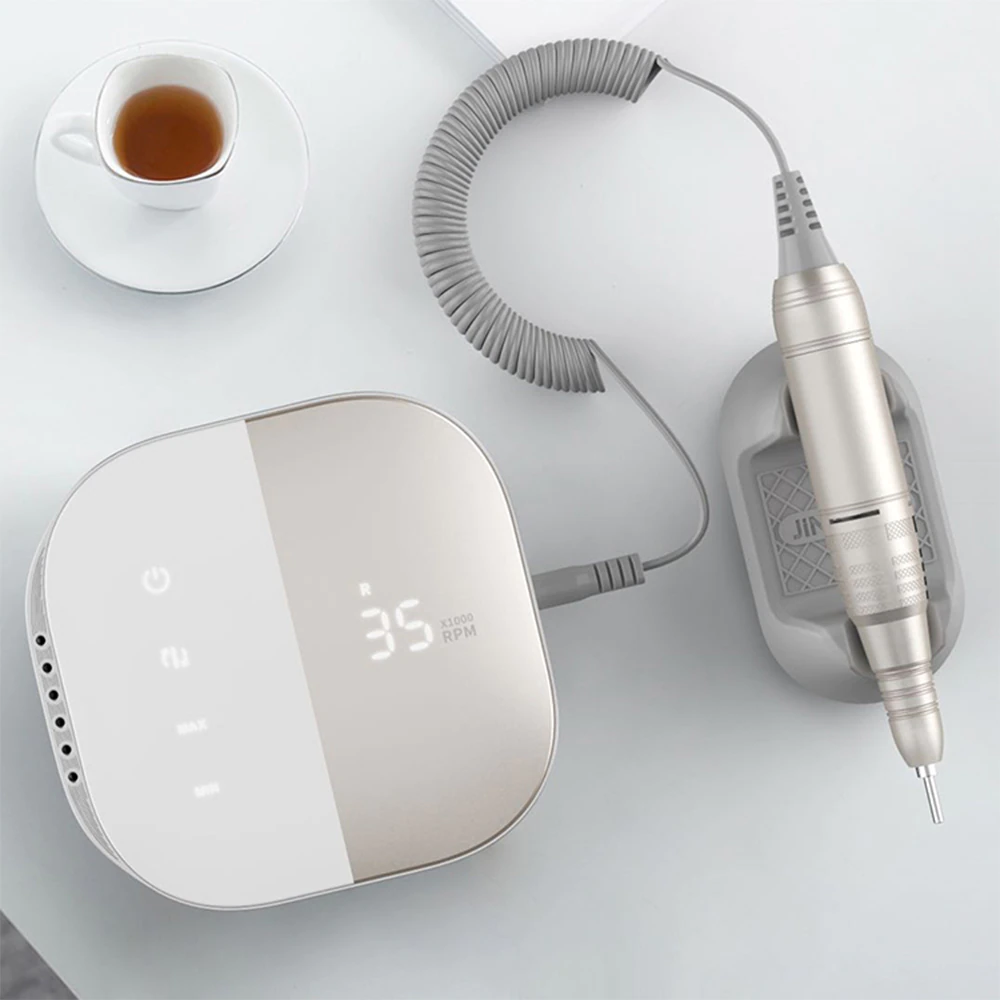 Smart Electric Nail Drill with Touch Panel File Kit