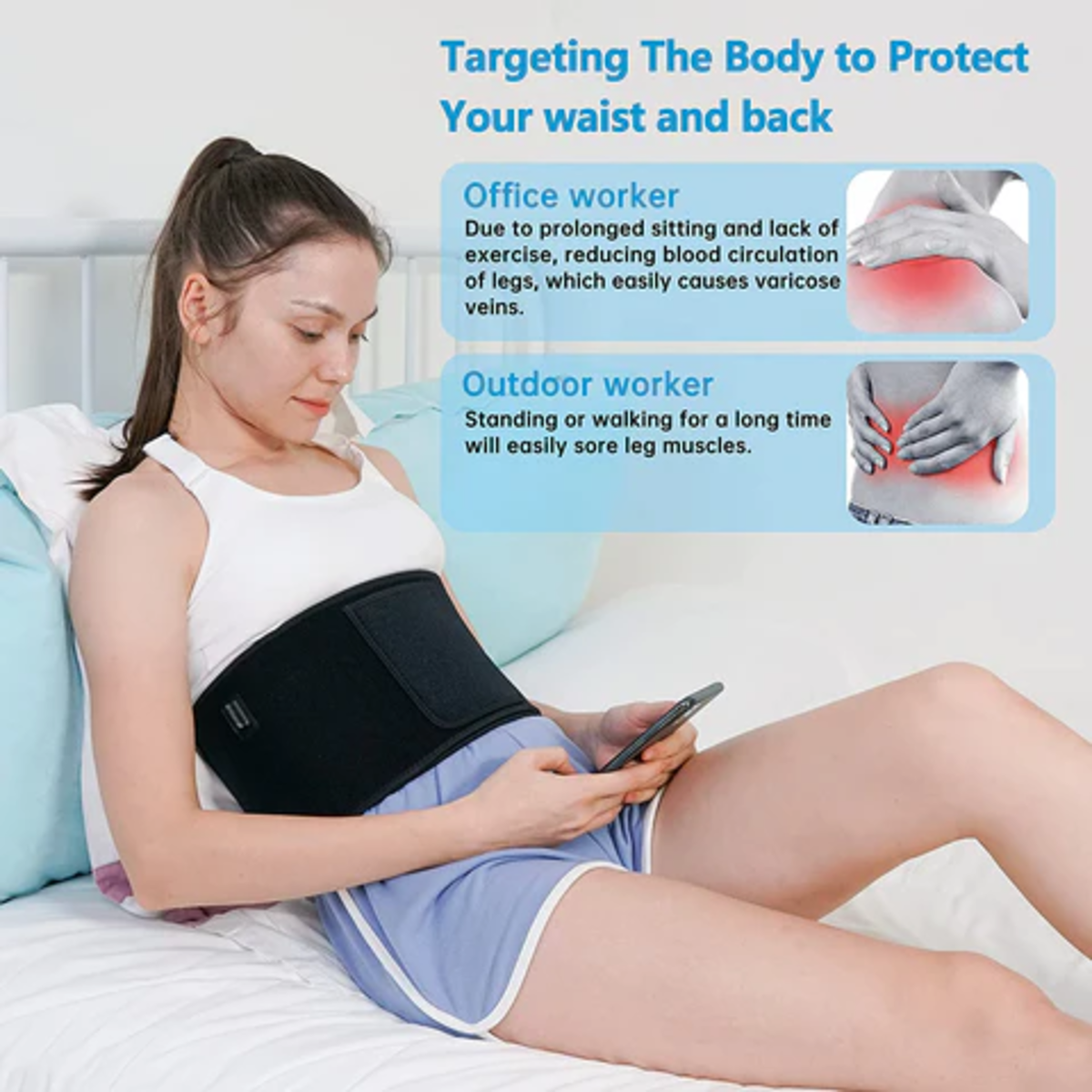 LED Light Therapy Belt for Red and Infrared Treatment
