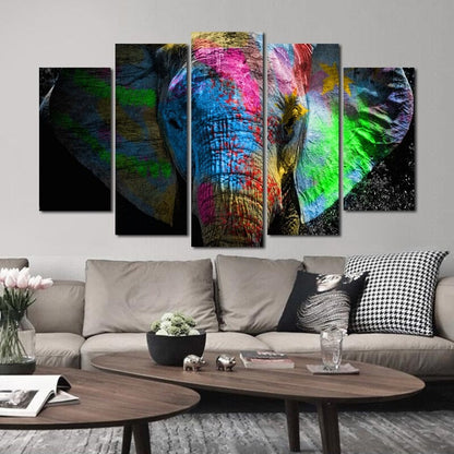 5-Piece Canvas Set Featuring Lively Wildlife Artwork