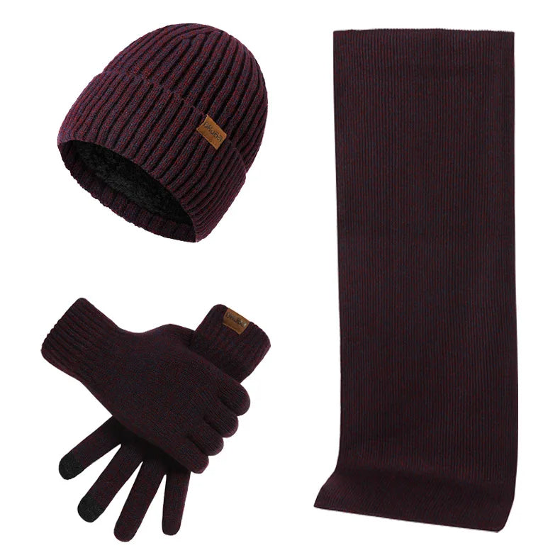 Cozy Winter Accessories Bundle: Beanie, Scarf, and Mittens