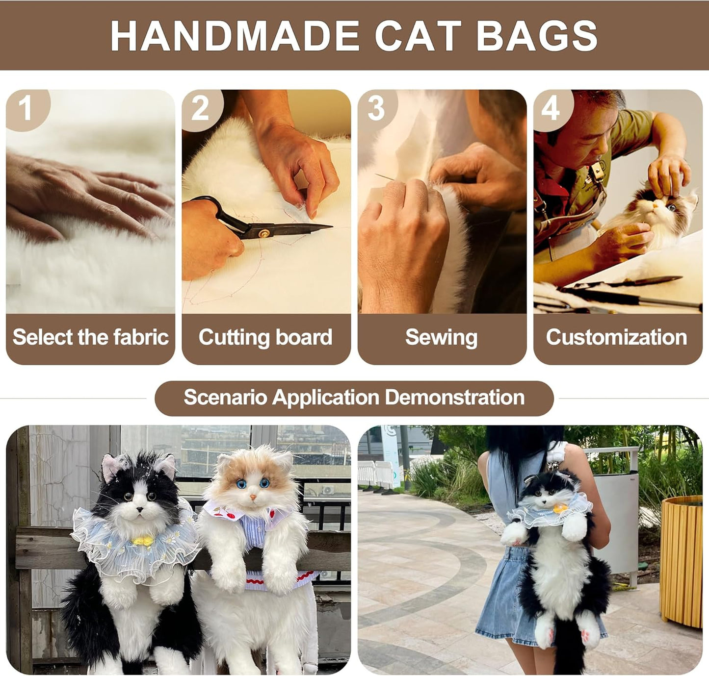 Stylish Pet Carrier Bag with Essential Storage