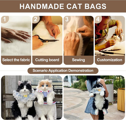 Stylish Pet Carrier Bag with Essential Storage