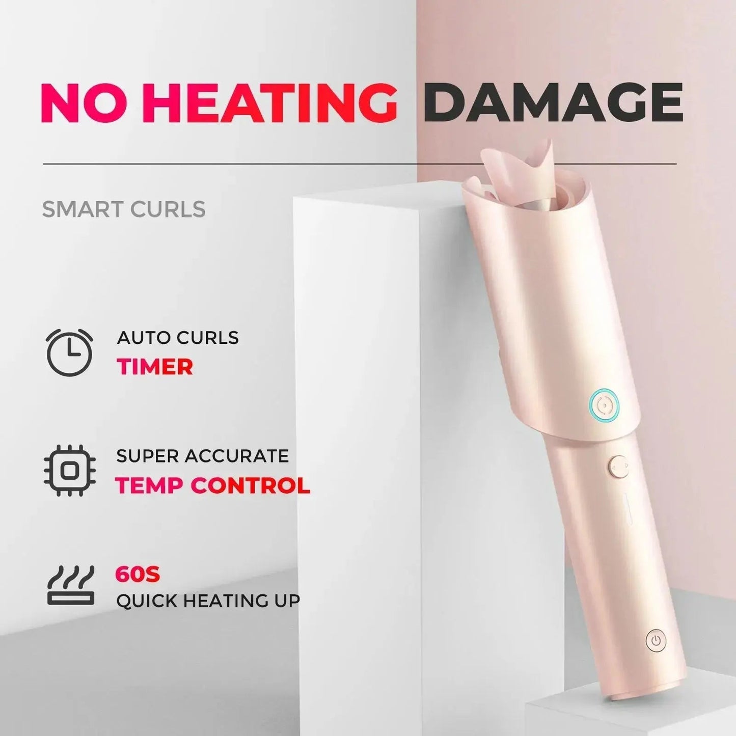 Effortless Curls Anywhere | CurlMaster™ Wireless Styler