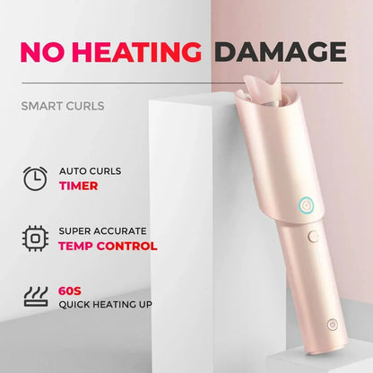 Effortless Curls Anywhere | CurlMaster™ Wireless Styler
