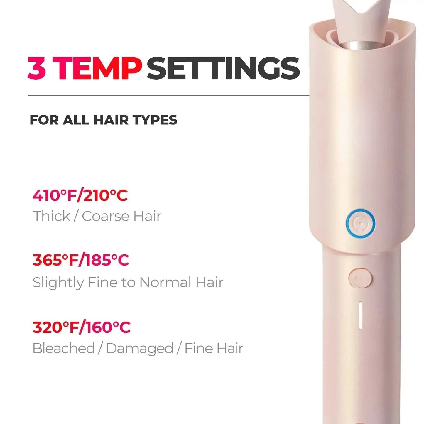 Effortless Curls Anywhere | CurlMaster™ Wireless Styler