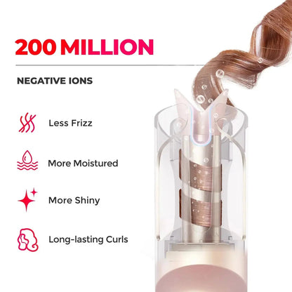 Effortless Curls Anywhere | CurlMaster™ Wireless Styler