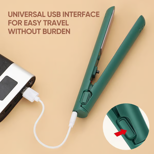 Effortless Glam: Dual-Function Hair Styler with USB Convenience