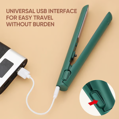 Effortless Glam: Dual-Function Hair Styler with USB Convenience