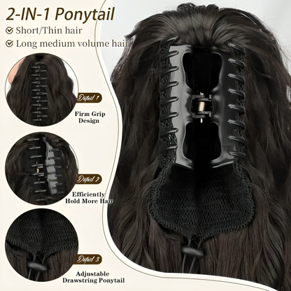 Instant Volume & Length | Clip-In Ponytail Extension