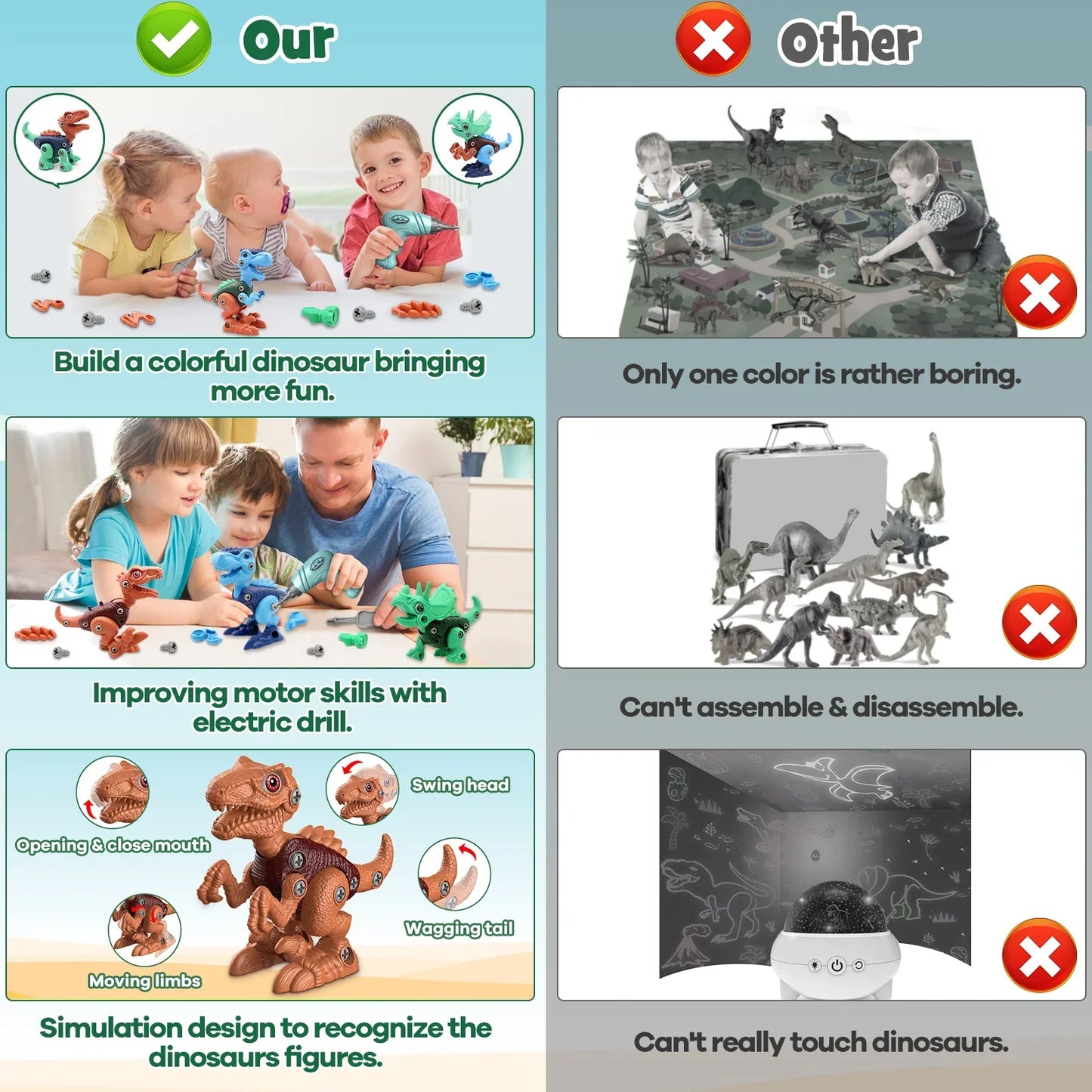 Dino Builder Set | Unleash Your Child's Creativity