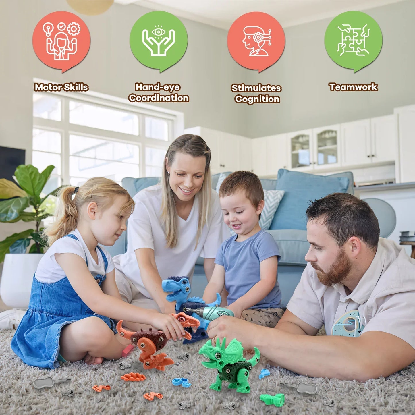 Dino Builder Set | Unleash Your Child's Creativity