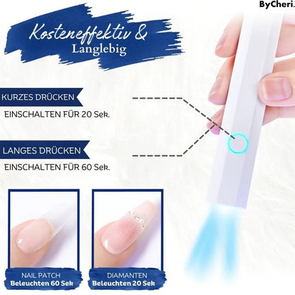 Achieve Salon-Quality Nails Anytime with NAILGLOW® LED Kit
