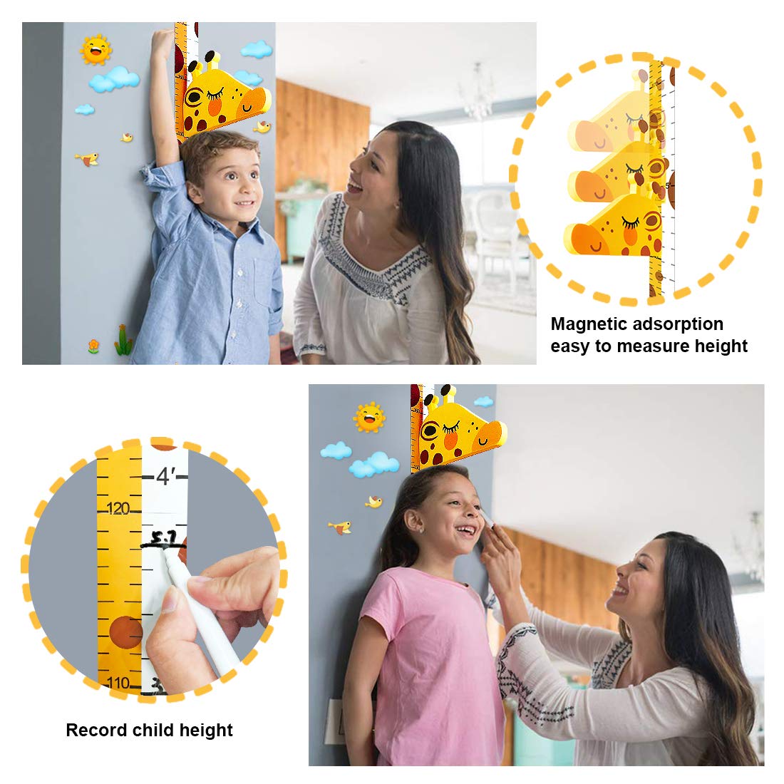 Magnetic Growth Chart for Kids – Fun and Functional Decor