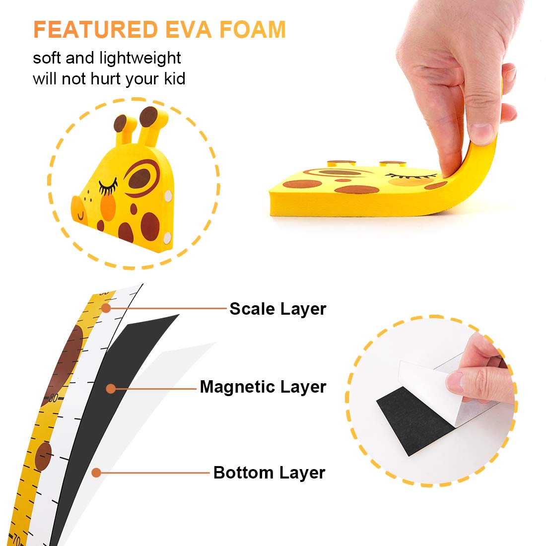 Magnetic Growth Chart for Kids – Fun and Functional Decor