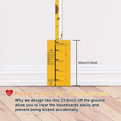 Magnetic Growth Chart for Kids – Fun and Functional Decor