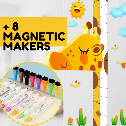Magnetic Growth Chart for Kids – Fun and Functional Decor