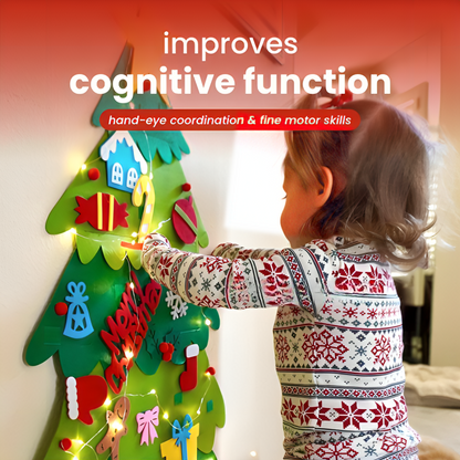 Festive Felt Christmas Tree for Kids - Creative Holiday Fun