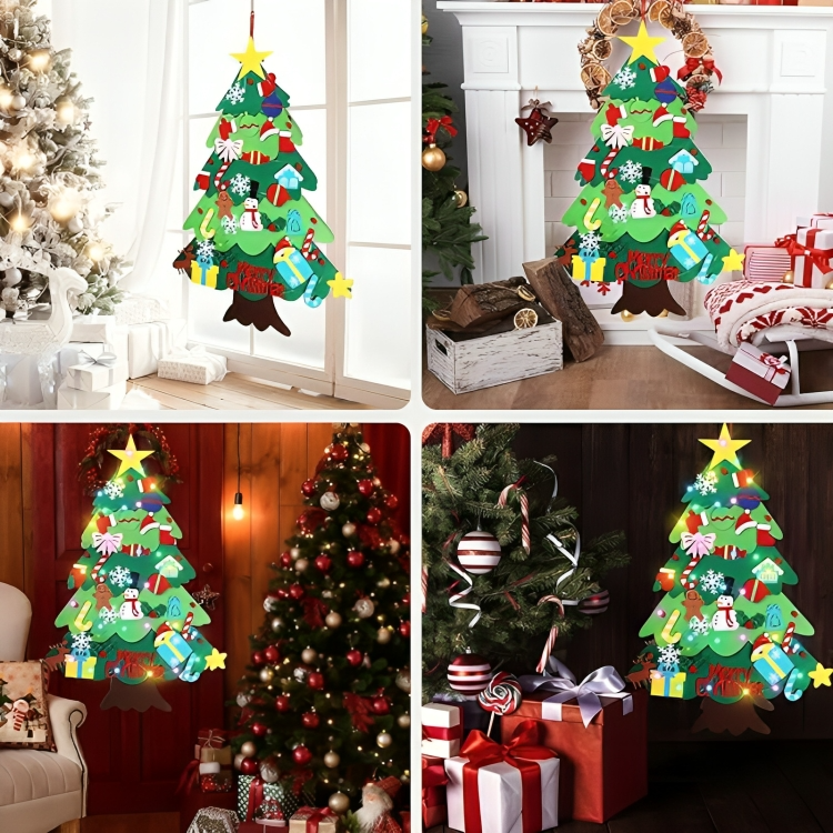 Festive Felt Christmas Tree for Kids - Creative Holiday Fun