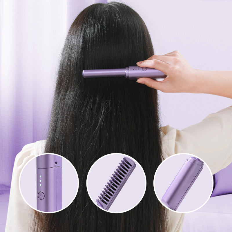 On-the-Go Hair Smoother | Travel-Friendly Hair Styler
