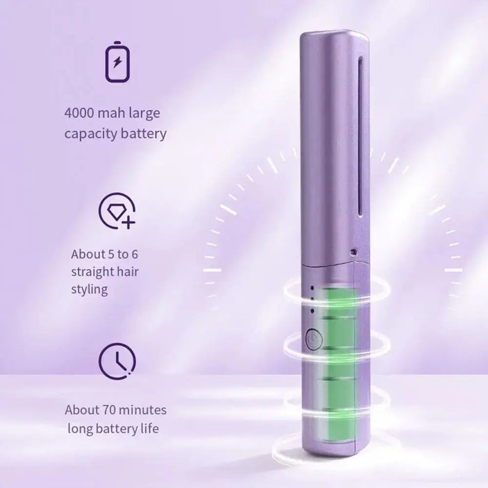 On-the-Go Hair Smoother | Travel-Friendly Hair Styler