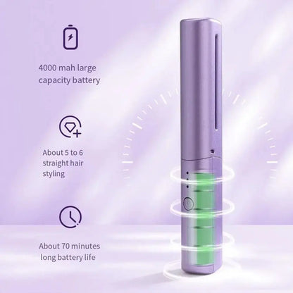 On-the-Go Hair Smoother | Travel-Friendly Hair Styler