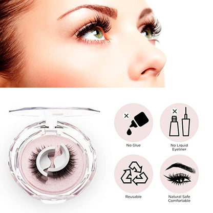 Effortless Glam: Adhesive-Free Lashes for Stunning Eyes