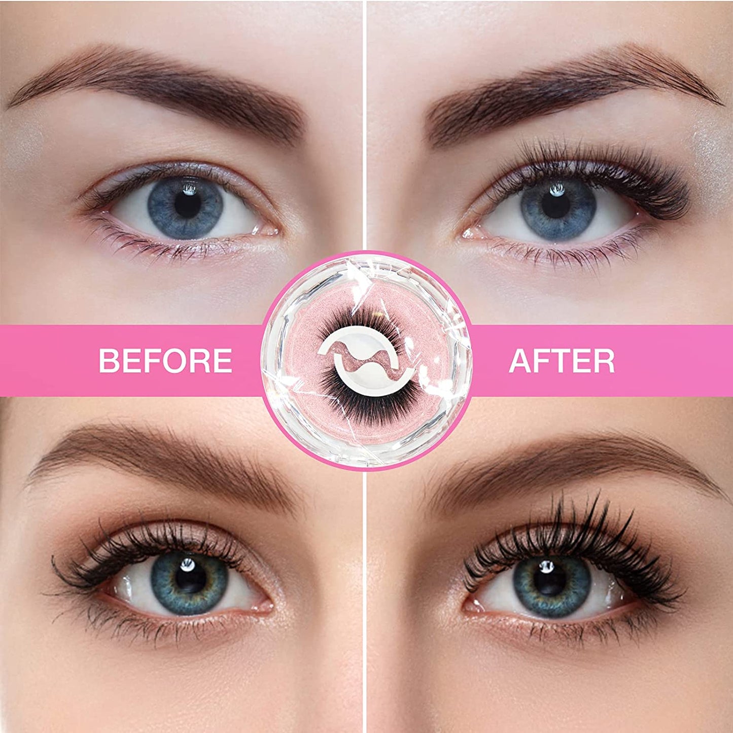 Effortless Glam: Adhesive-Free Lashes for Stunning Eyes