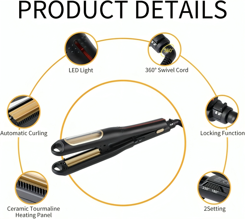Effortless Curls with the LuxeTwist™ Hair Curler