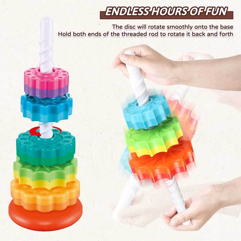 Vibrant StackPlay™ Toy: Safe and Engaging Learning Fun