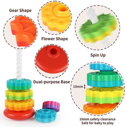 Vibrant StackPlay™ Toy: Safe and Engaging Learning Fun