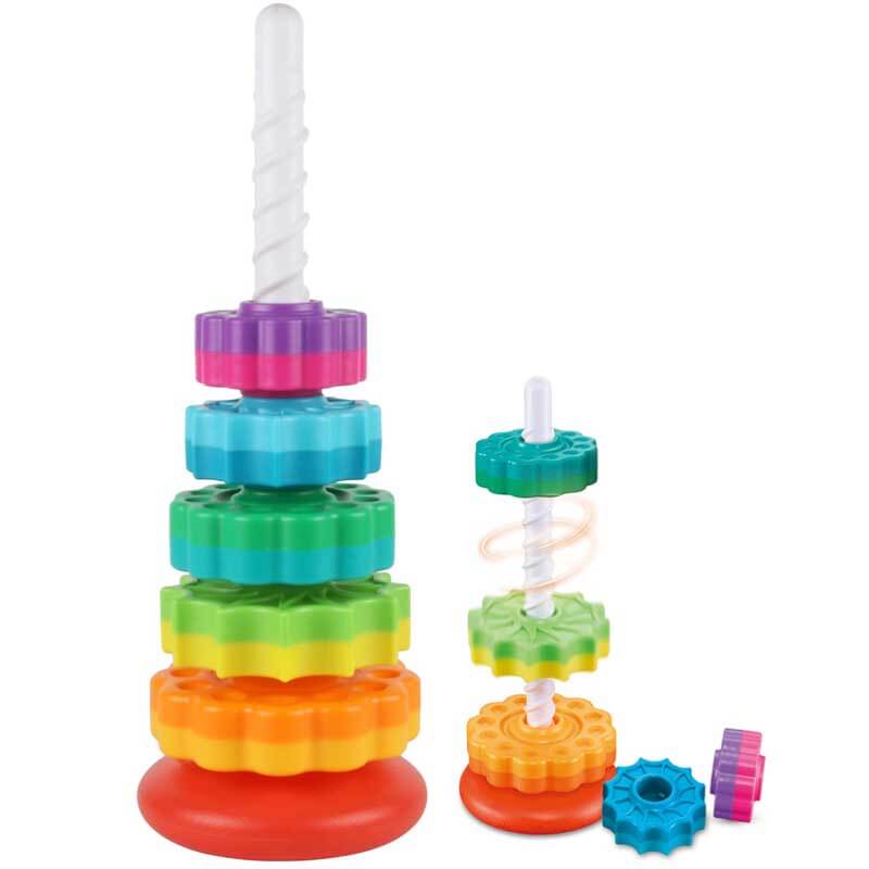 Vibrant StackPlay™ Toy: Safe and Engaging Learning Fun