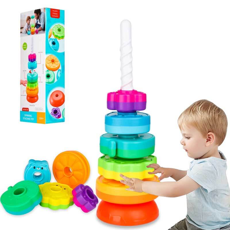 Vibrant StackPlay™ Toy: Safe and Engaging Learning Fun