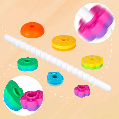 Vibrant StackPlay™ Toy: Safe and Engaging Learning Fun