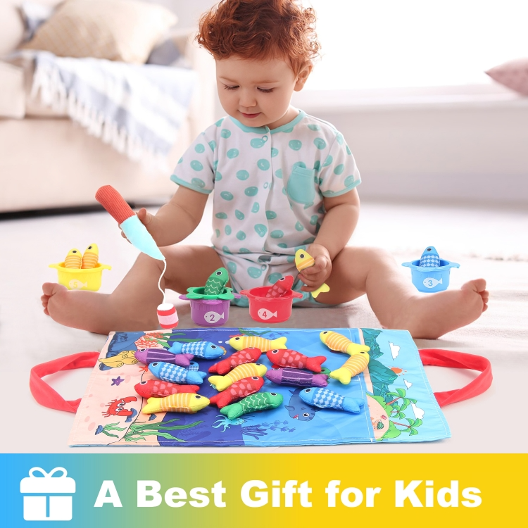 Engaging Fishing Game for Learning Numbers and Colors