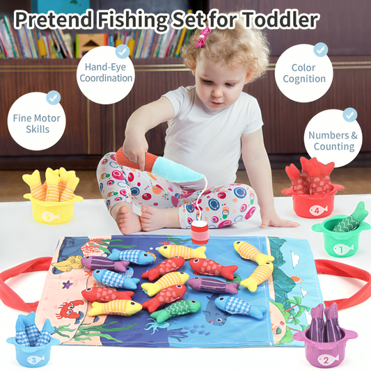 Engaging Fishing Game for Learning Numbers and Colors