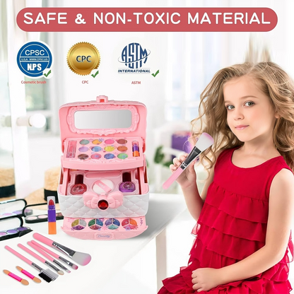 Delightful Kid-Safe Washable Makeup Set for Creative Play