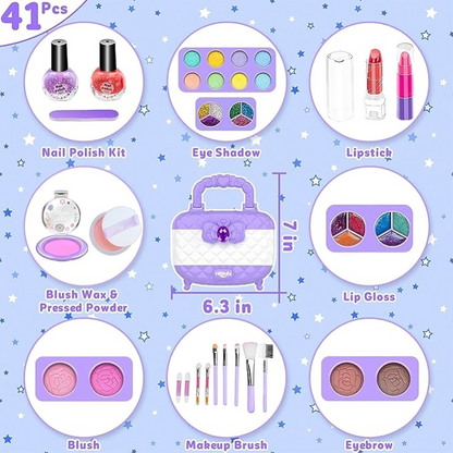 Delightful Kid-Safe Washable Makeup Set for Creative Play