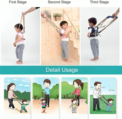 StepSmart Harness | Effortless Support for Your Baby's First Steps!