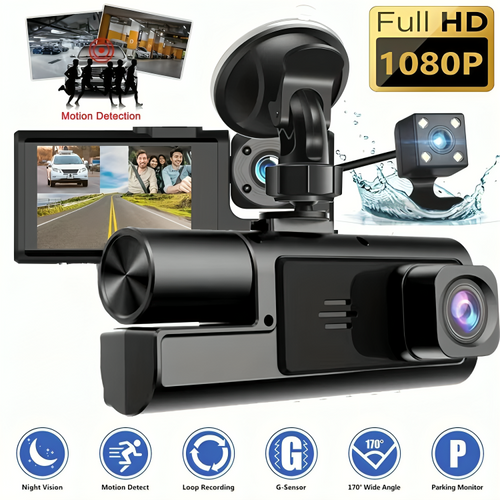 Stay Safe with 360-Degree Dash Cam Recording