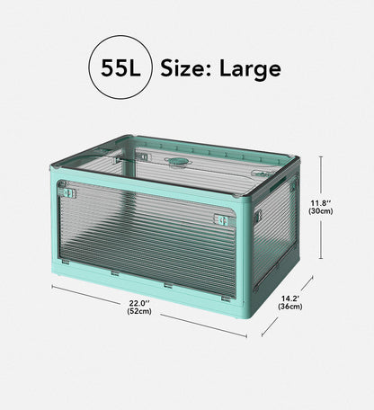 Versatile Collapsible Clear Storage Organizer