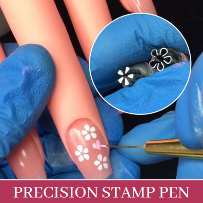 Precision Nail Art Stamp Pen Set - Last Day Discount