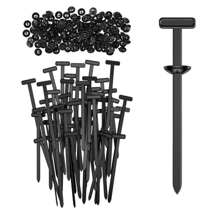 Durable Vehicle Fastening Clips - 9 x 2 cm | Quick-Release Design | UV-Resistant Nylon