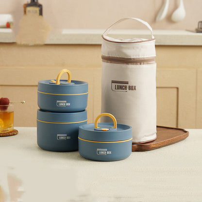 Thermal Insulated Stainless Steel Lunch Box Set for Everyday Use
