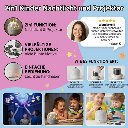 2-in-1 Children's Night Light and Projector