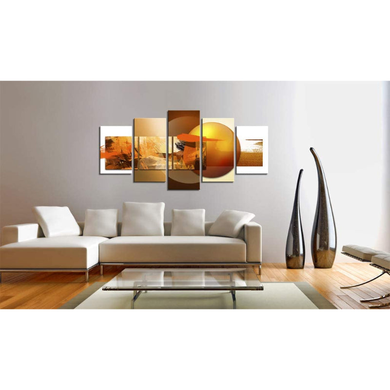 Vibrant 5-Piece Sphere Canvas Art Set for Modern Spaces