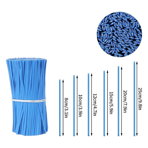 Reusable Plant Ties - 100 Pieces | Coated Wire | 8–20 cm