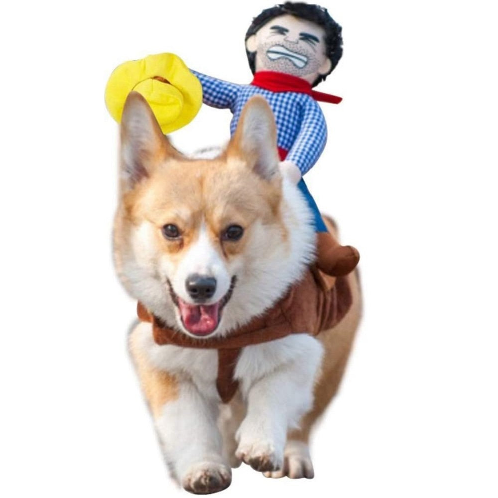 Cowboy Jacket Coat for Dogs – Fun Halloween Pet Costume