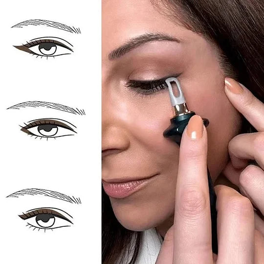 Precision Eyeliner Duo | Curved Tip for Flawless Lines | Waterproof & Long-Lasting | Non-Slip Grip