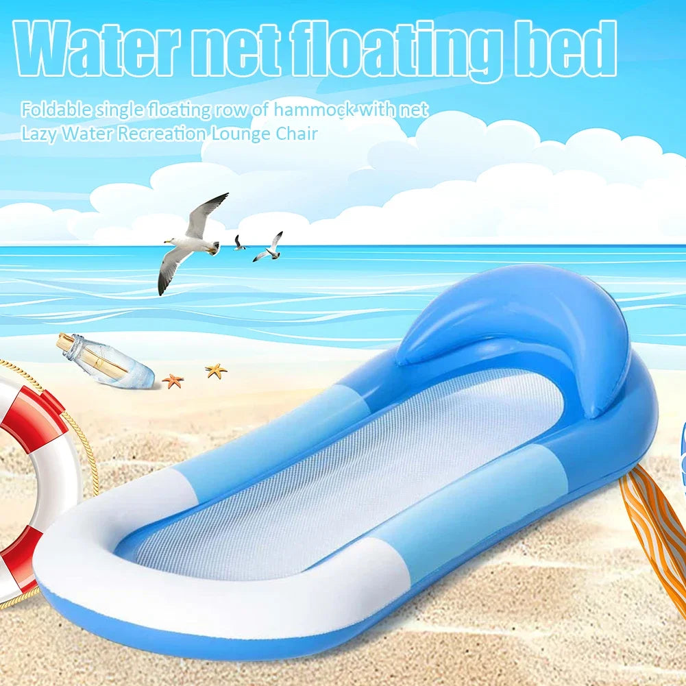 Inflatable Water Hammock – Comfortable Floating Lounge for Pool and Beach